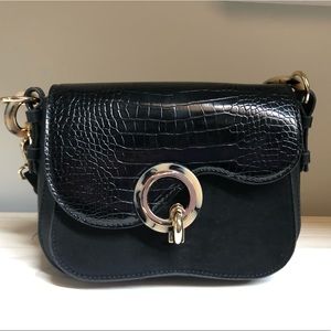 TOPSHOP Faux Croc Bag